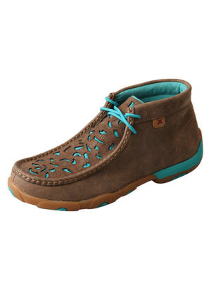 Twisted X Women's Turquoise Cutout Driving Moc