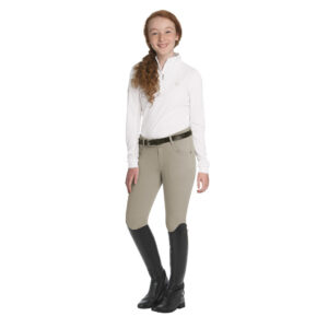 Ovation Youth Melange Breech - Neutral Beige