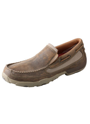 Twisted X Original Slip on Driving Moc - Brown Bomber