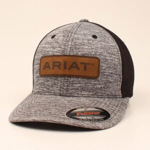 Ariat Heather Black Cap w/ Leather Logo