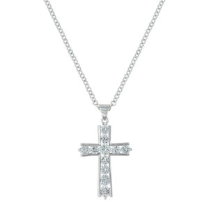 Montana Silversmiths Round Brilliance Cross Necklace