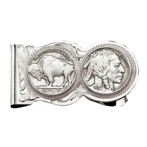 Montana Silversmiths Buffalo Indian Nickel Money Clip
