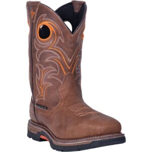 Dan Post Storms Eye Brown Orange Work Boot