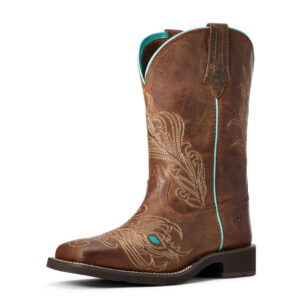 Ariat Bright Eyes Cowgirl Boots - Weathered Brown