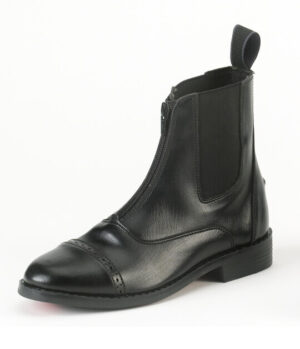 Equi-Star Children's Synthetic Zip Paddock Boot - Black