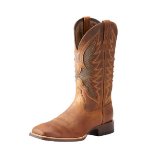 Ariat VentTek Ultra Cowboy Boots - Distressed Brown