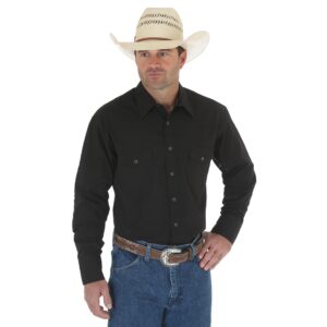 Wrangler Long Sleeve Snap Western Shirt
