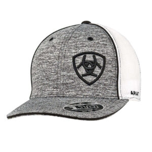 Ariat Offset Logo Cap - Heather Black/White