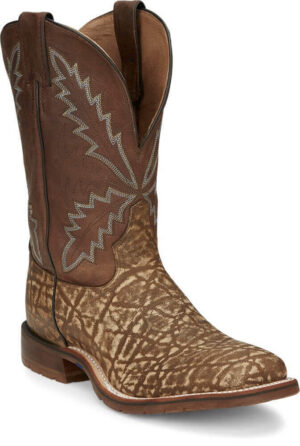 Tony Lama Bowie TLX Cowboy Boots - Taupe Shoulder