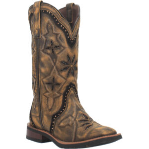 Laredo Bouquet Cowgirl Boots - Honey