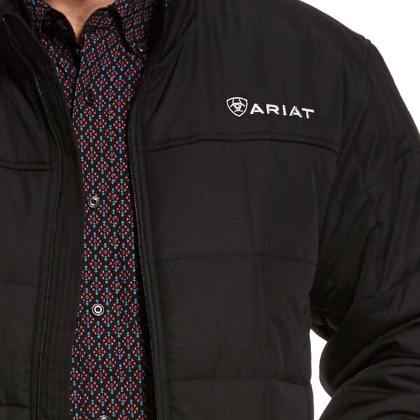 Ariat Crius Jacket in Black Detail View