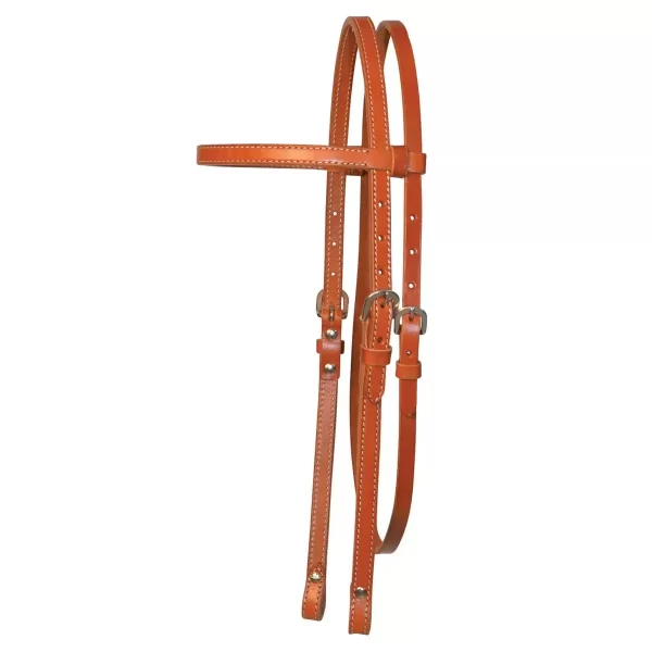 Circle Y Smooth Browband Headstall Regular Oil