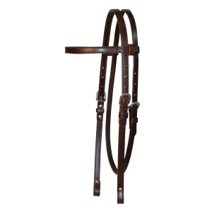 Circle Y Smooth Browband Headstall Walnut