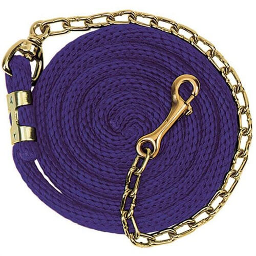 Poly Lead with Chain Purple