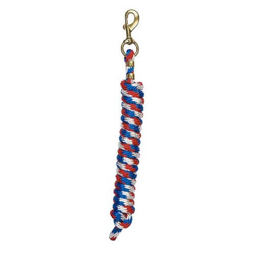Poly Lead Rope Blue Red White