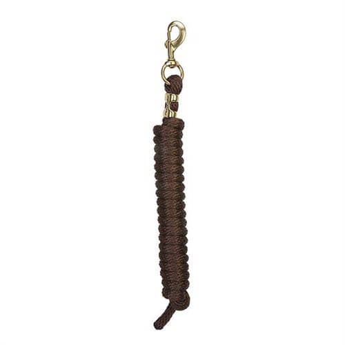 Poly Lead Rope Brown