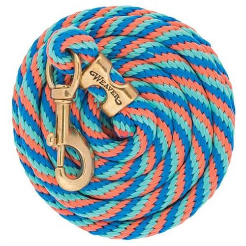 Poly Lead Rope French Blue Coral Mint
