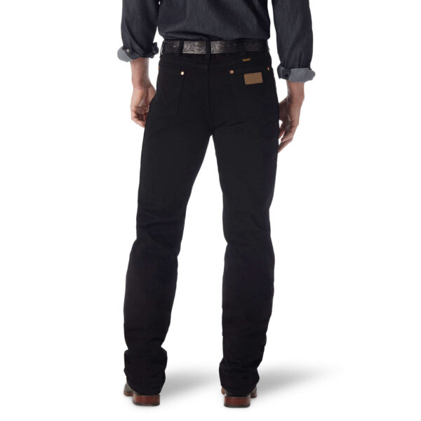 Wrangler Slim Fit Cowboy Cut Jeans Black Back