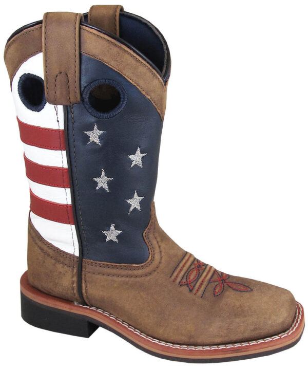 Smoky Mountain Stars and Stripes Cowboy Boots