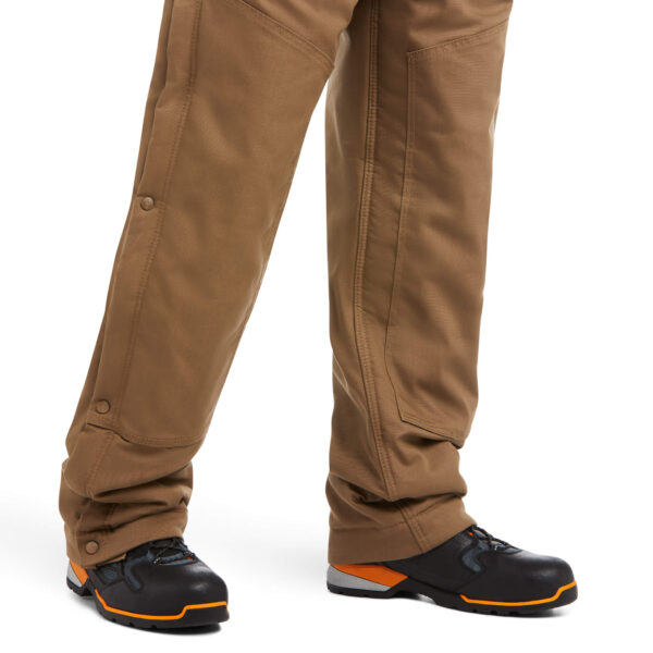 Ariat Rebar Duracanvas™ Stretch Insulated Bib in Khaki Legs