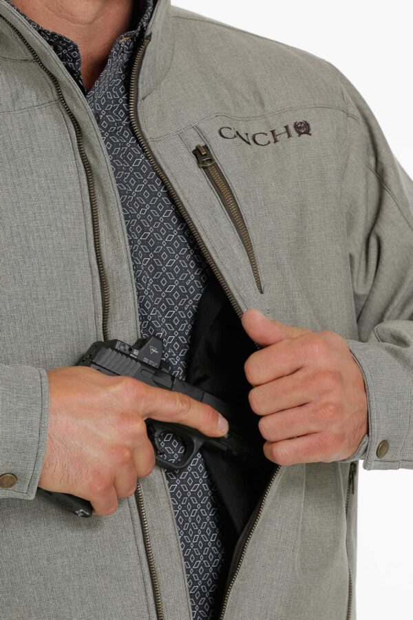 Cinch Concealed Carry Tan Bonded Jacket Pocket View