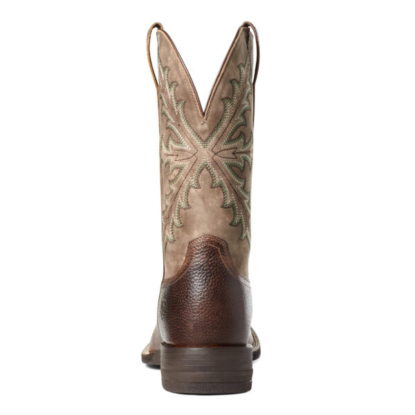 Ariat Qualifier Shock Shield Cowboy Boots Heel VIew