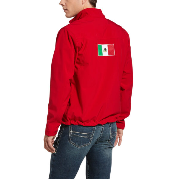Ariat Red Mexico Team Softshell Jacket Side View