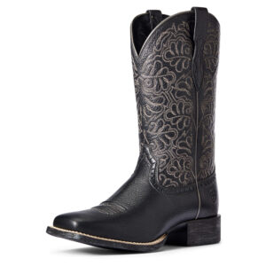 Ariat Round Up Remuda Cowgirl Boots in Black