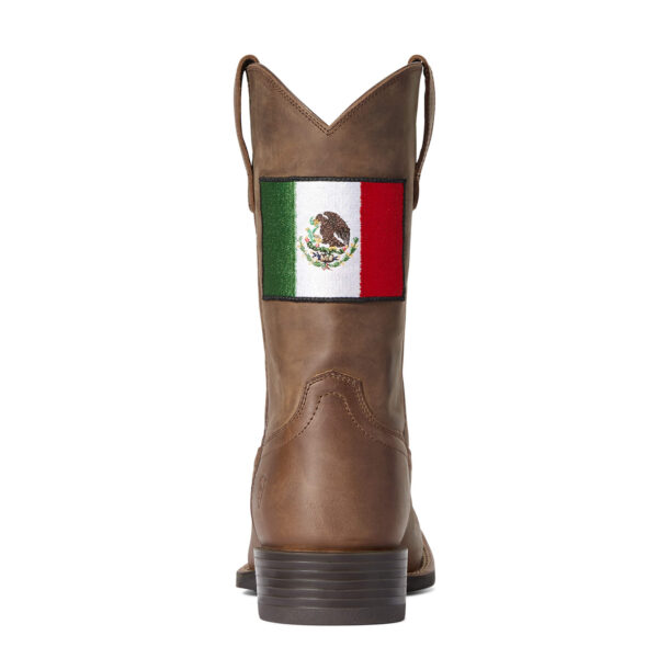 Ariat Sport Orgullo Mexicano II Cowboy Boots Heel View