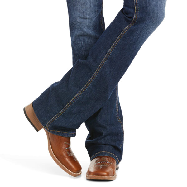 Ariat R.E.A.L. Perfect Rise Rosa Boot Cut Jeans Leg Detail