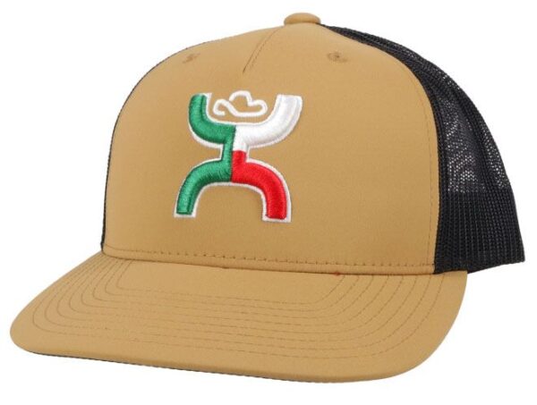 Hooey Boquillas Trucker Cap Tan and Black