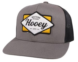Hooey Diamond Grey & Black Cap