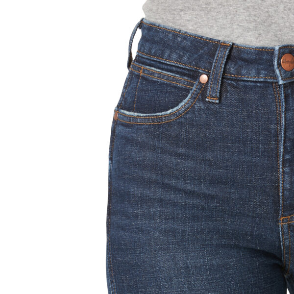 Wrangler Faithlyn High Rise Trouser Front Pocket Detail