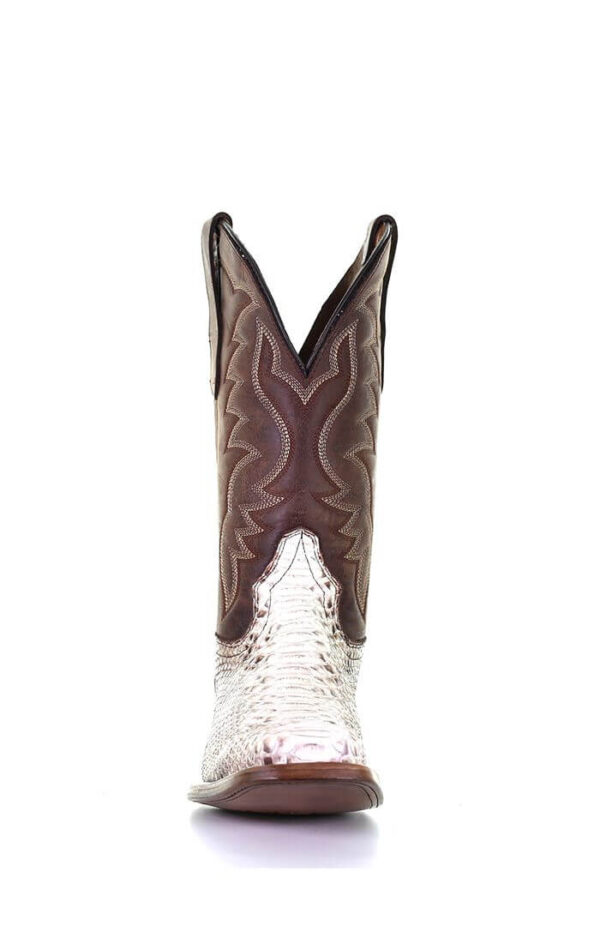 Circle G Brown Python Cowboy Boot Front