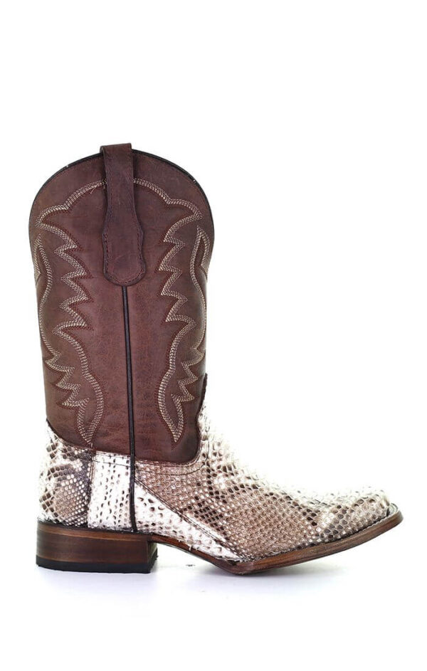 Circle G Brown Python Cowboy Boot Side