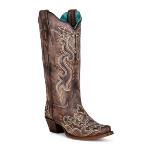 Corral Bandana Embroidered Cowgirl Boot Z5042