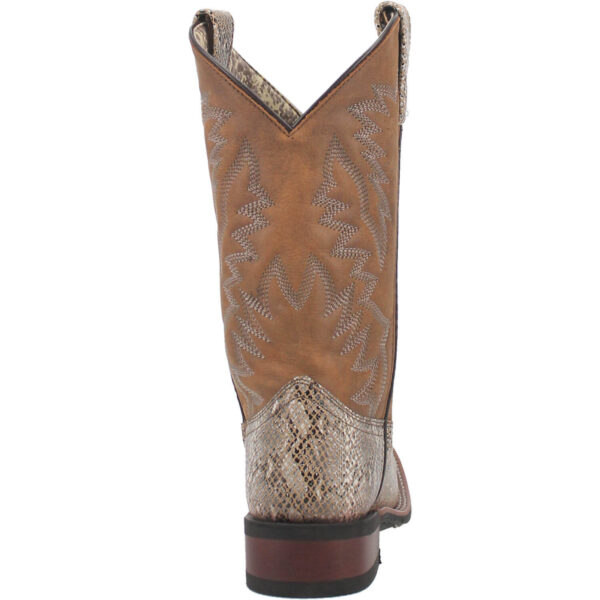 Laredo Lula Snake Print Cowgirl Boot Heel