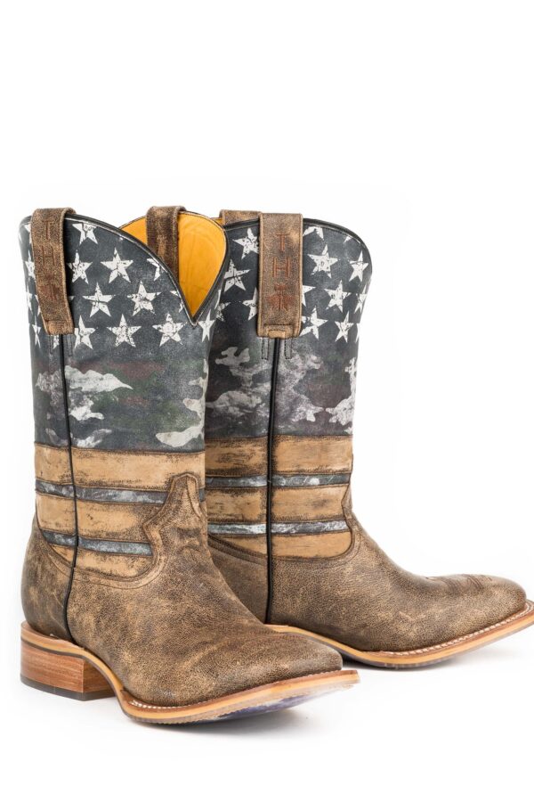 Mens Freedom with dog tags whole boot