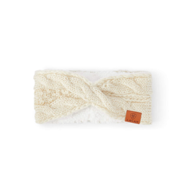 Ariat Cable Knit Headband Sea Salt