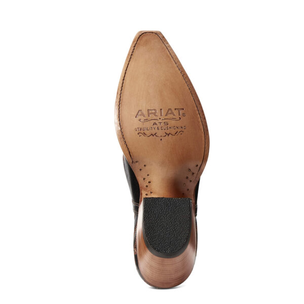 Ariat Dixon Brooklyn Black Boot Sole View