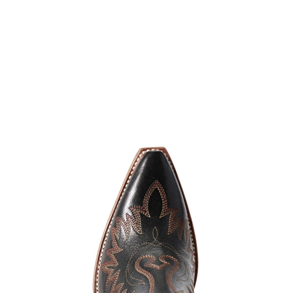 Ariat Dixon Brooklyn Black Boot Toe View