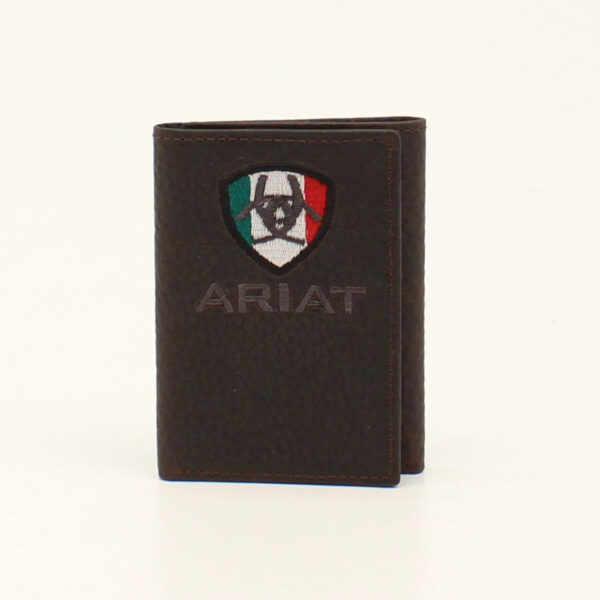 Ariat_Mens_Trifold_Wallet_Mexico_Flag_Logo_Brown_Rowdy_a35492282