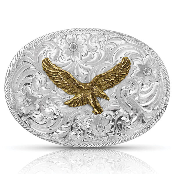 Classic Eagle German Silver Buckle