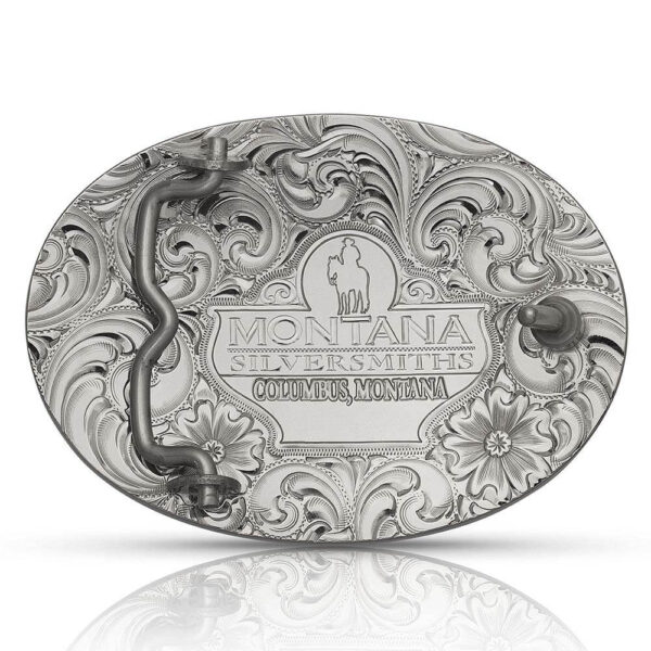 Classic Eagle German Silver Buckle Back