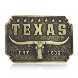 Classic Texas Longhorn Attitude Buckle