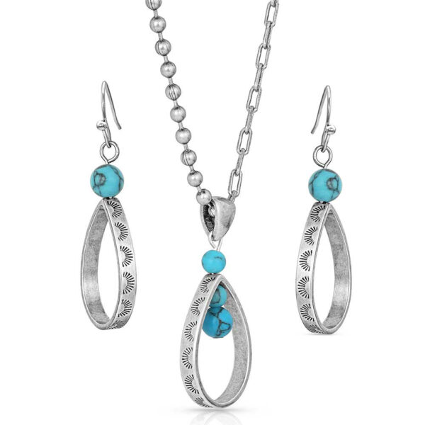 Down to Earth Teardrop Jewelry Set Alternate View