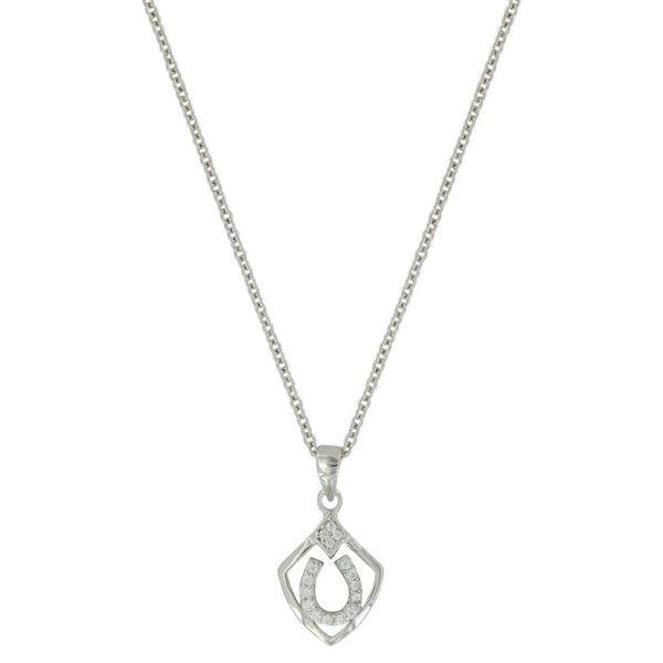 Shield in Horseshoes Necklace
