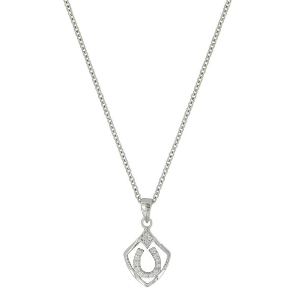 Shield in Horseshoes Necklace