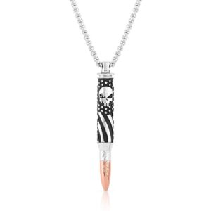 I'll Cover You Sniper Bullet Necklace