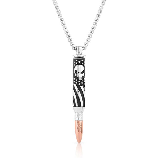 I'll Cover You Sniper Bullet Necklace